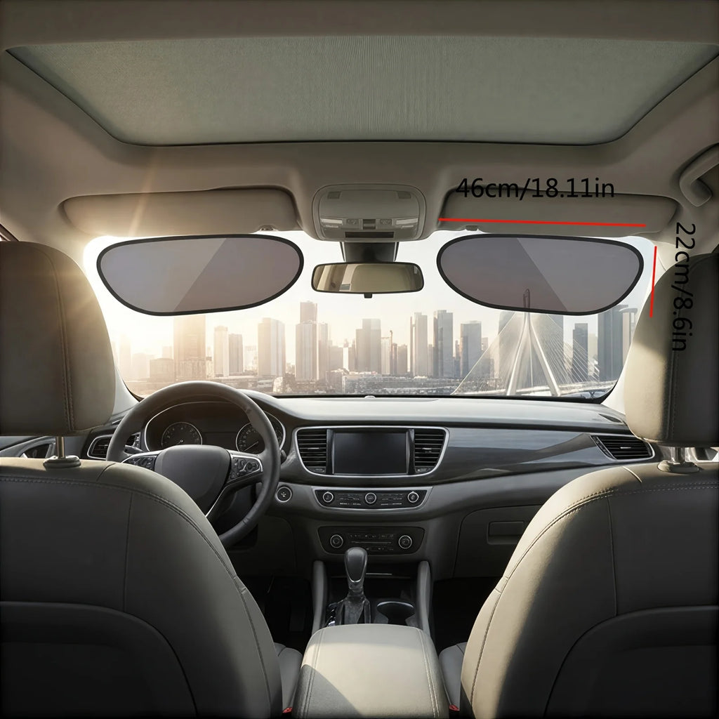 2PCSCar Window Sunshade Does Not Affect The Driver's Line of Sight and The Electrostatic Adsorption Is Fixed and Easy To Install Oasis Select