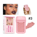 Makeup Powder Blush Waterproof And Sweat-proof High Pigment Long Lasting Pink Cream Blush Cosmetics Palette Powder Korean Makeup Oasis Select 3Feeling Butter