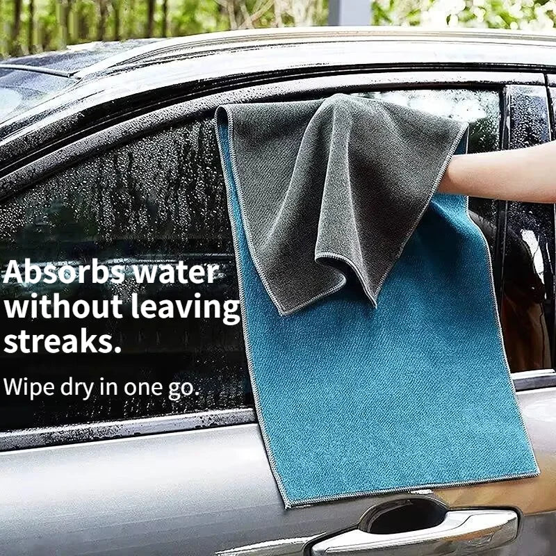 Microfiber Car Towel Thickened Ultra Absorbent Lint Free Scratch Free Drying Cloth Auto Detailing Wash Cleaning Rags Oasis Select