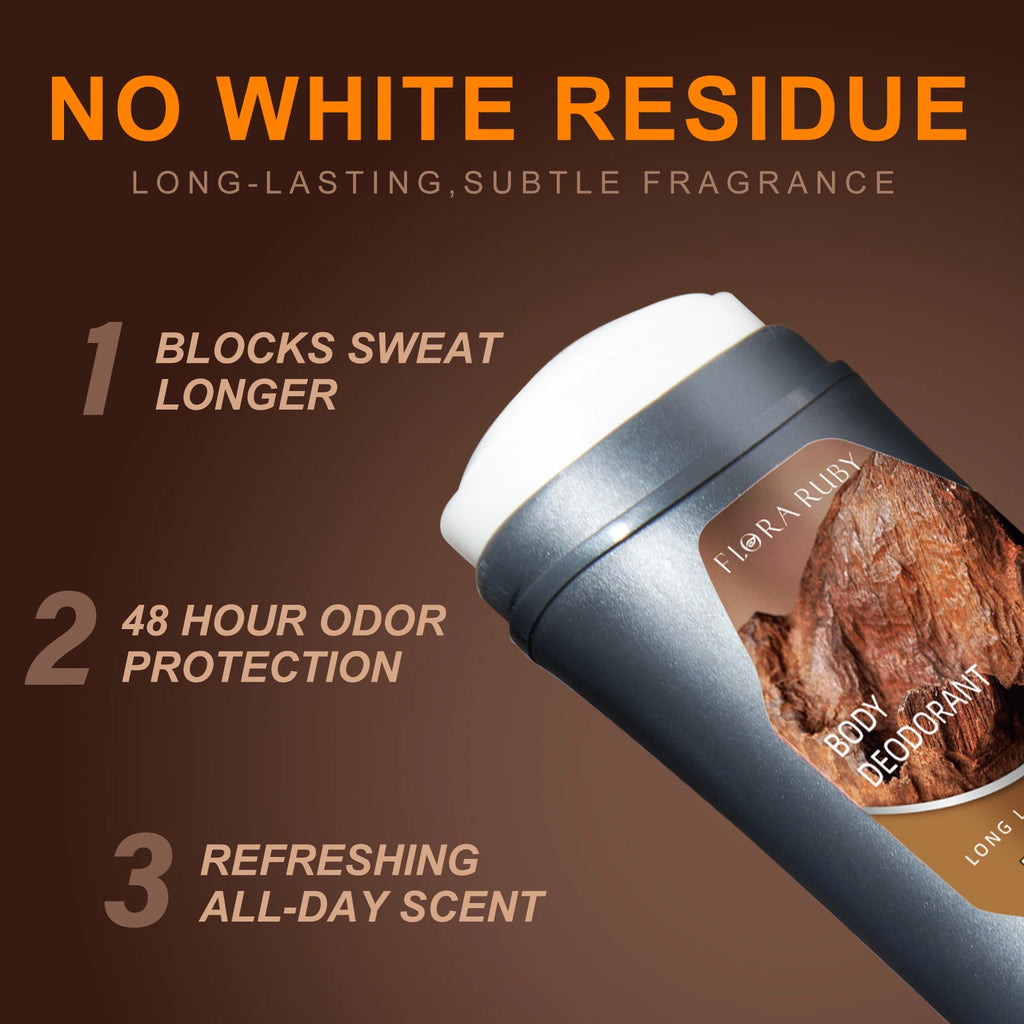 Men Sandalwood Deodorant Stick Anti Sweating Keep Drying Lasting Fragrance Remove Armpit Odor Underarm Refresh Sticks 74g Oasis Select