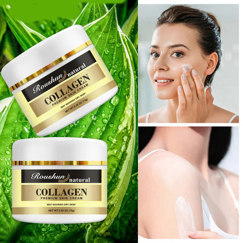 ROUSHUN Collagen Face Cream – Deep Moisturizing All Skin Types