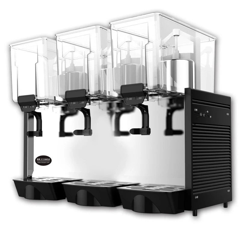 45L Commercial Cold Drink Dispenser | 3-Tank Juice Beverage Machine