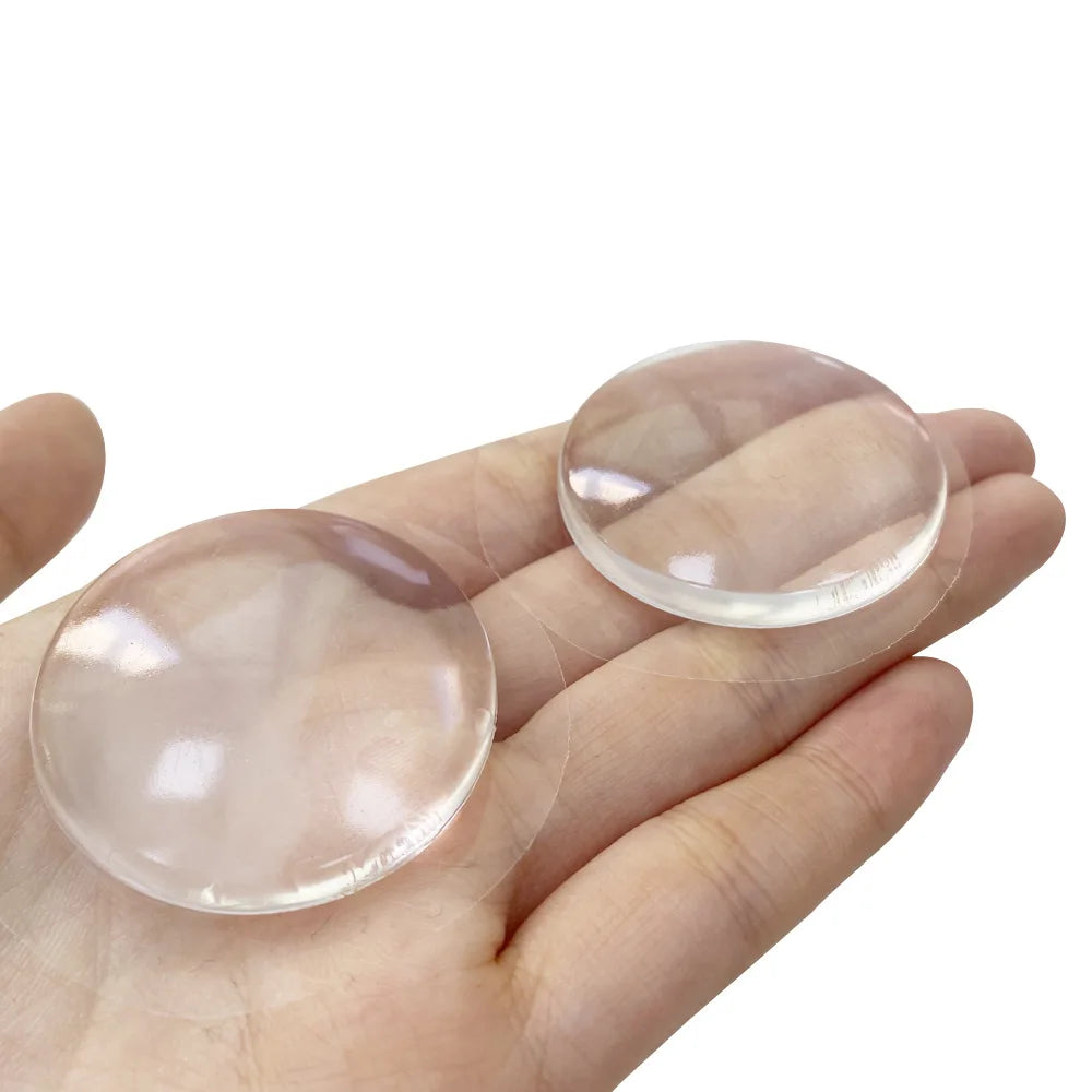 6pcs Clear Silicone Door Stoppers Shock Absorbent, Reusable Wall Protectors for Doors Knobs Door Stopper Wall Protector Oasis Select