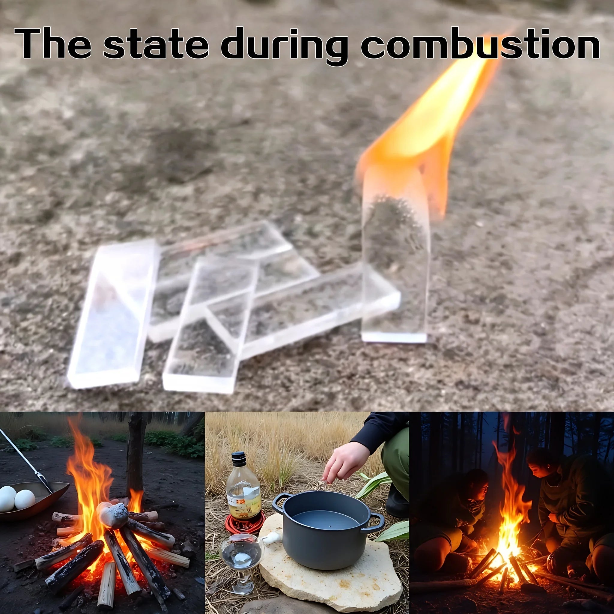 50-200PCS Adventurer Windproof Fuel! Smokeless and Odorless – Camping/Emergency Survival Ignition Tool, Excellent Outdoor Tinder Oasis Select