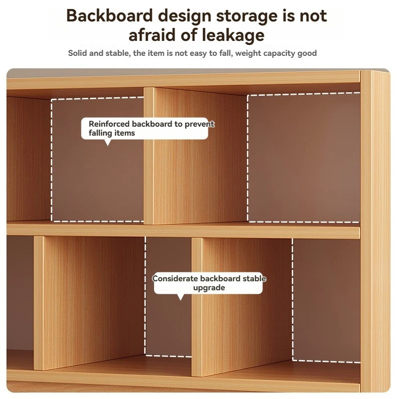 Bookshelf floor to ceiling household multifunctional storage rack living room large capacity multi-layer display cabinet simple Oasis Select