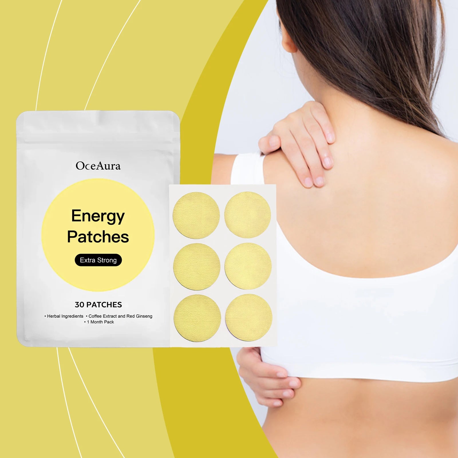 OceAura Hydrating Body Care Patch – 30pcs Daily Moisturizer
