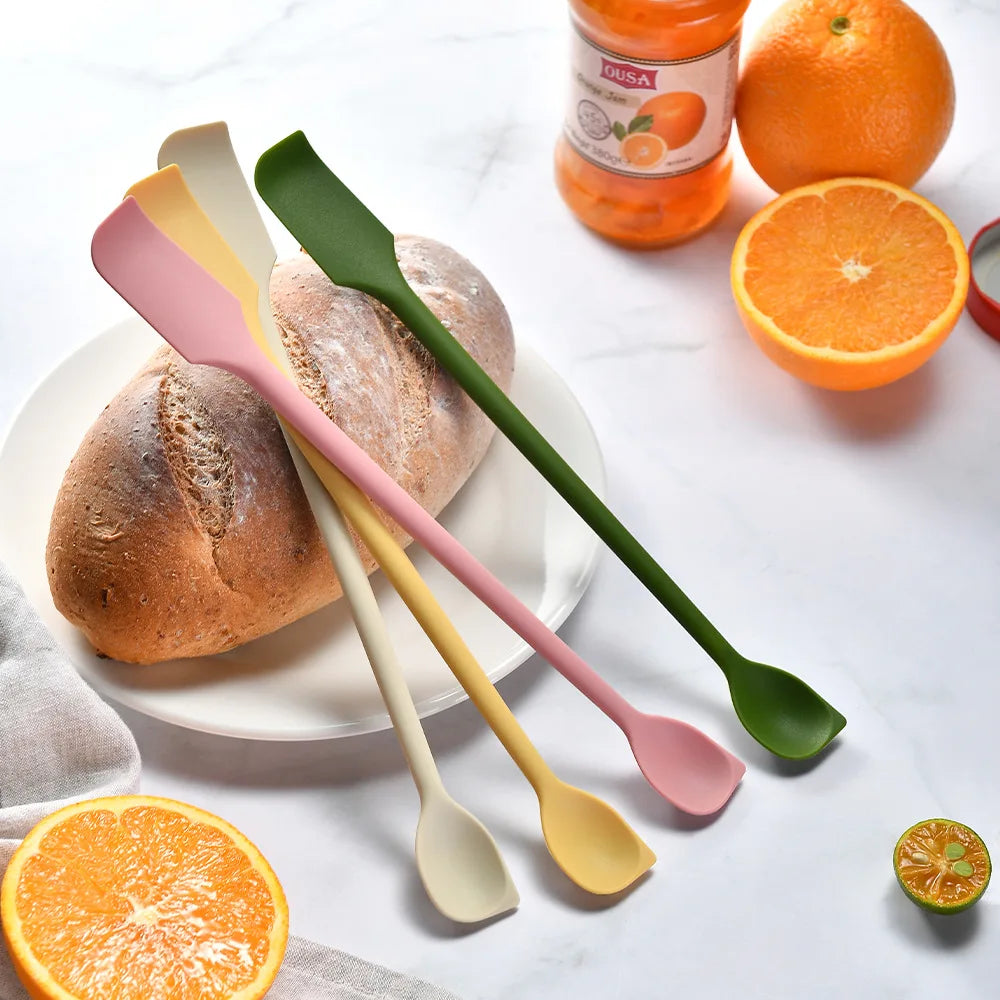 1pcs Mini Silicone Spatulas Non-Stick Silicone Cream Spatula for Kitchen Cooking Baking Reusable Stirrer for Jam Kitchen Tools Oasis Select