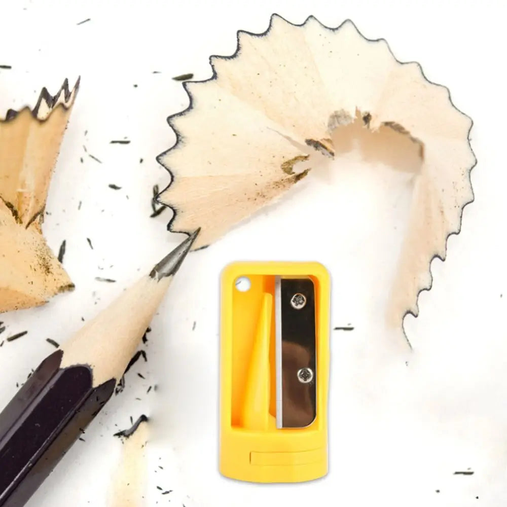 Mini Hand Tools Manual Woodwork Pencil Cutter Portable Useful Carpenter Pencil Sharpener Practical Blue Narrow Sharpening Oasis Select