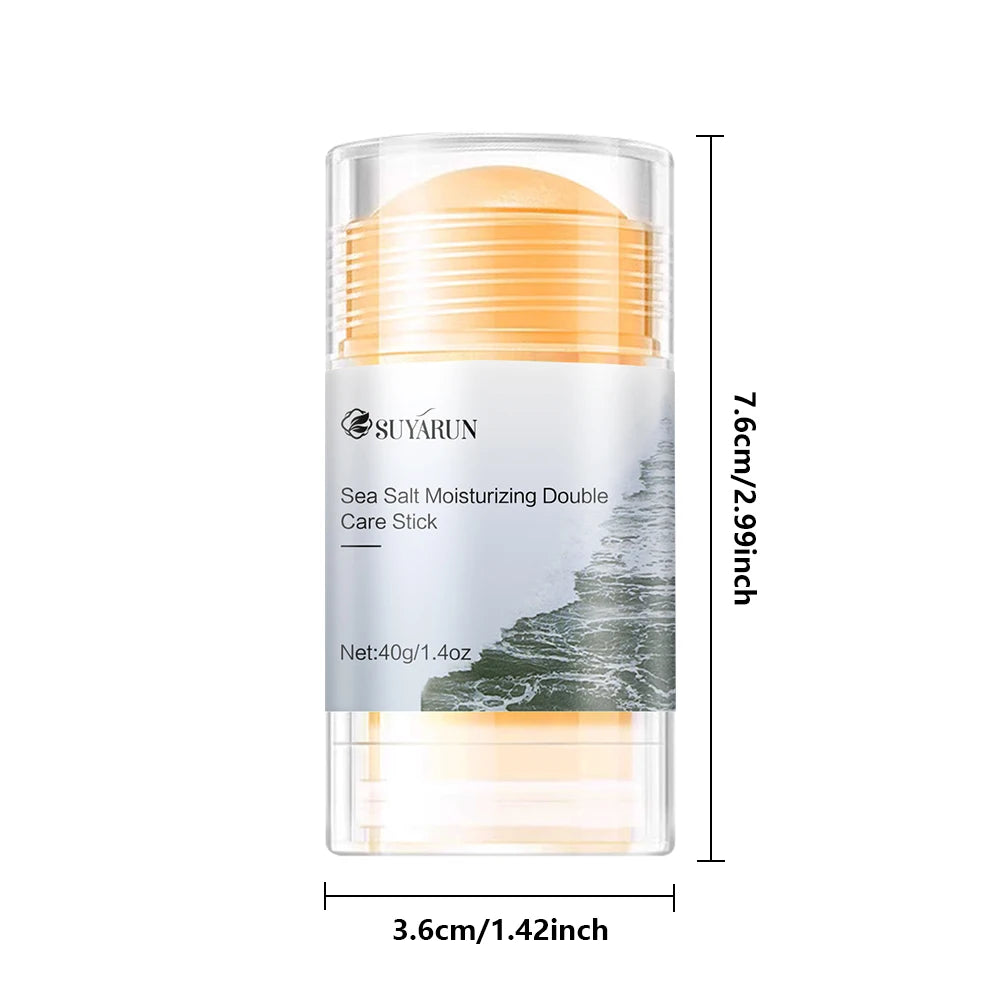 SUYARUN Sea Salt Foot Cream Stick - Exfoliating Moisturizer for Cracked Heels, Anti-Cracking Pedi Care, Natural Hydration. Oasis Select