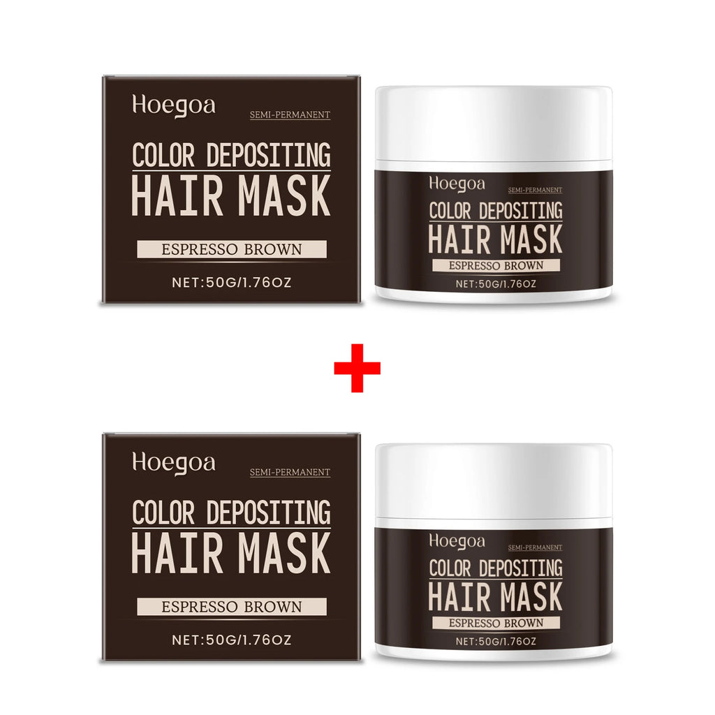 50/100/150g Brown Hair Color Dye Cream Natural Lasting Dark Brown Cover Gray White Hair Nourshing Hair Coloring Styling Diy Wax Oasis Select 2pcs
