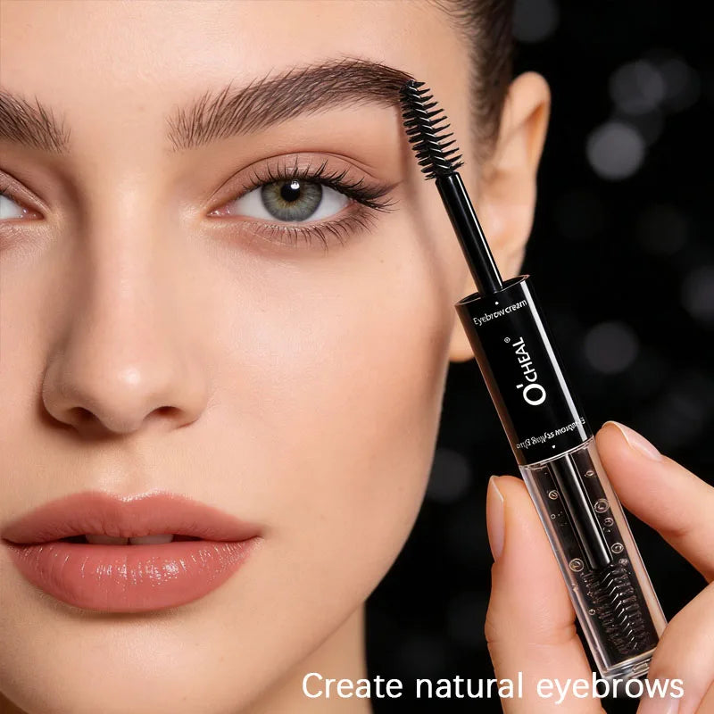 Dual-Head Waterproof Eyebrow Dye – Natural 3D Brow Cream Eyebrow Dye Cream Oasis Select