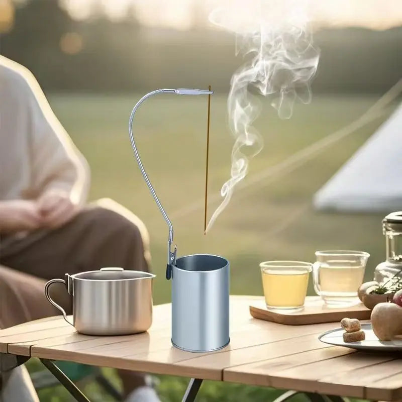 The new portable vertical ins incense bracket can be adjusted conveniently. Stainless steel anti-tilt incense clip Oasis Select