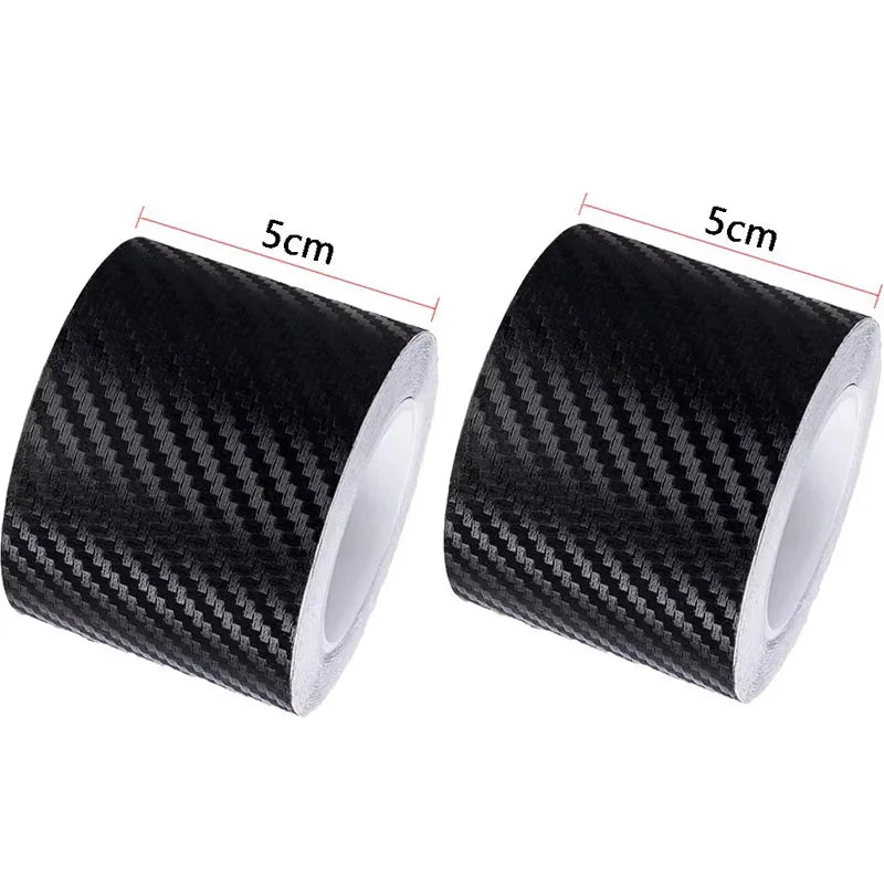 3/2/1Pcs 3D Nano Carbon Fiber Car Film Protective Strip, Threshold Side Mirror, Scratch Resistant And Waterproof Protective Film Oasis Select 5cm-2pcs 1M