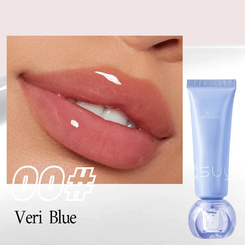 Moisturizing Jelly Lip Gloss – Waterproof & Non-Stick Lip Gloss Oasis Select 00 Veri Blue