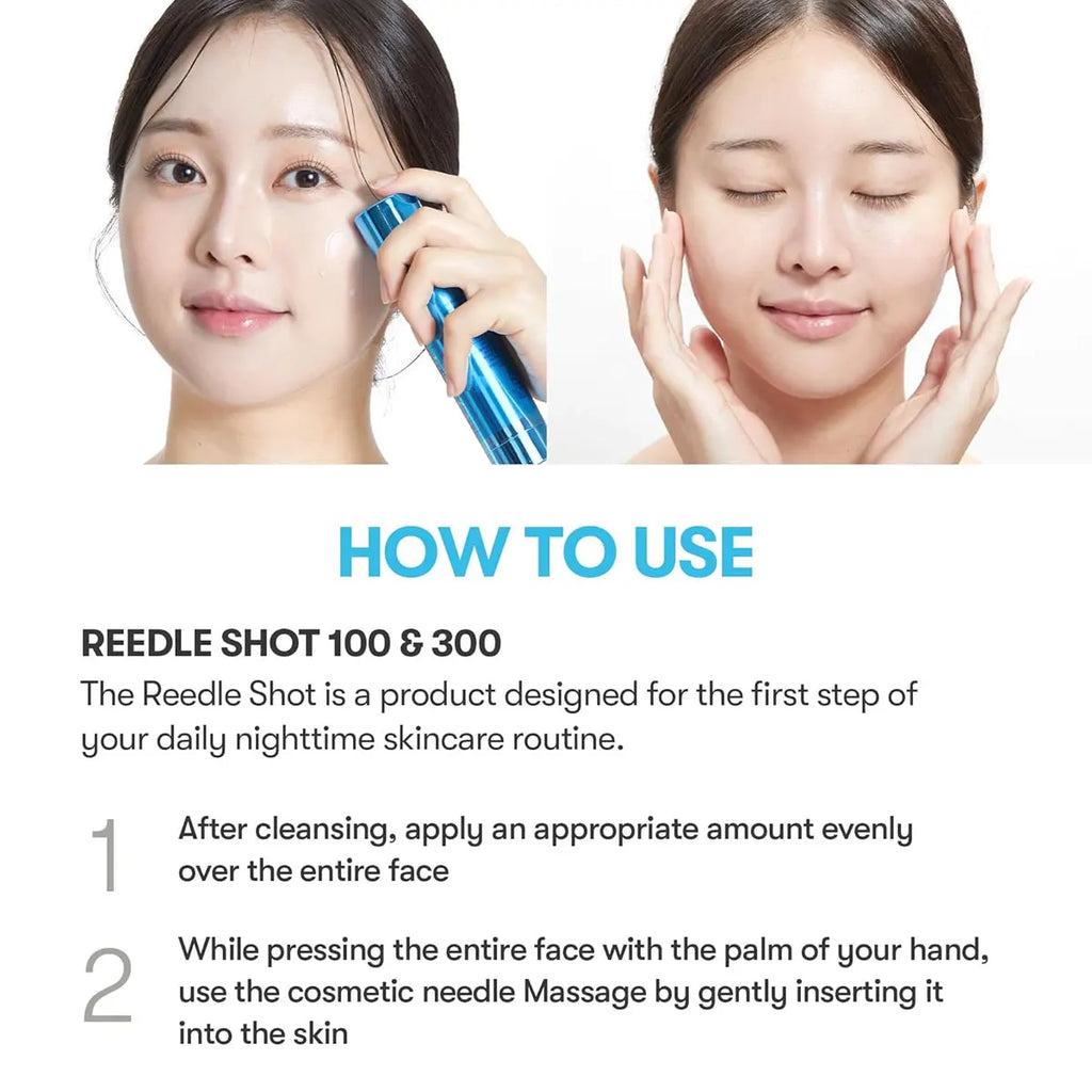VT COSMETICS Hydrop Reedle Shot 100hL Translucent Hydrating Pore Oasis Select
