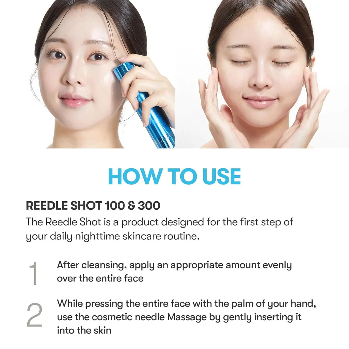 VT COSMETICS Hydrop Reedle Shot 100hL Translucent Hydrating Pore Oasis Select