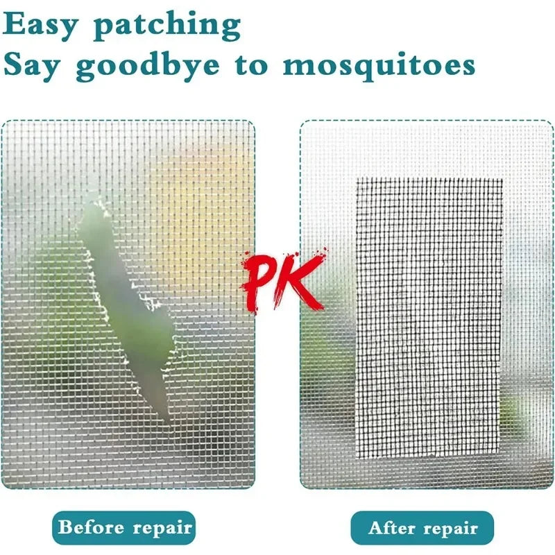 5/10cm Window Screen Repair Tape Self Adhesive Mesh Tape Net Door Fix Patch Anti Insect Mosquito Mesh Broken Holes Repairing Oasis Select