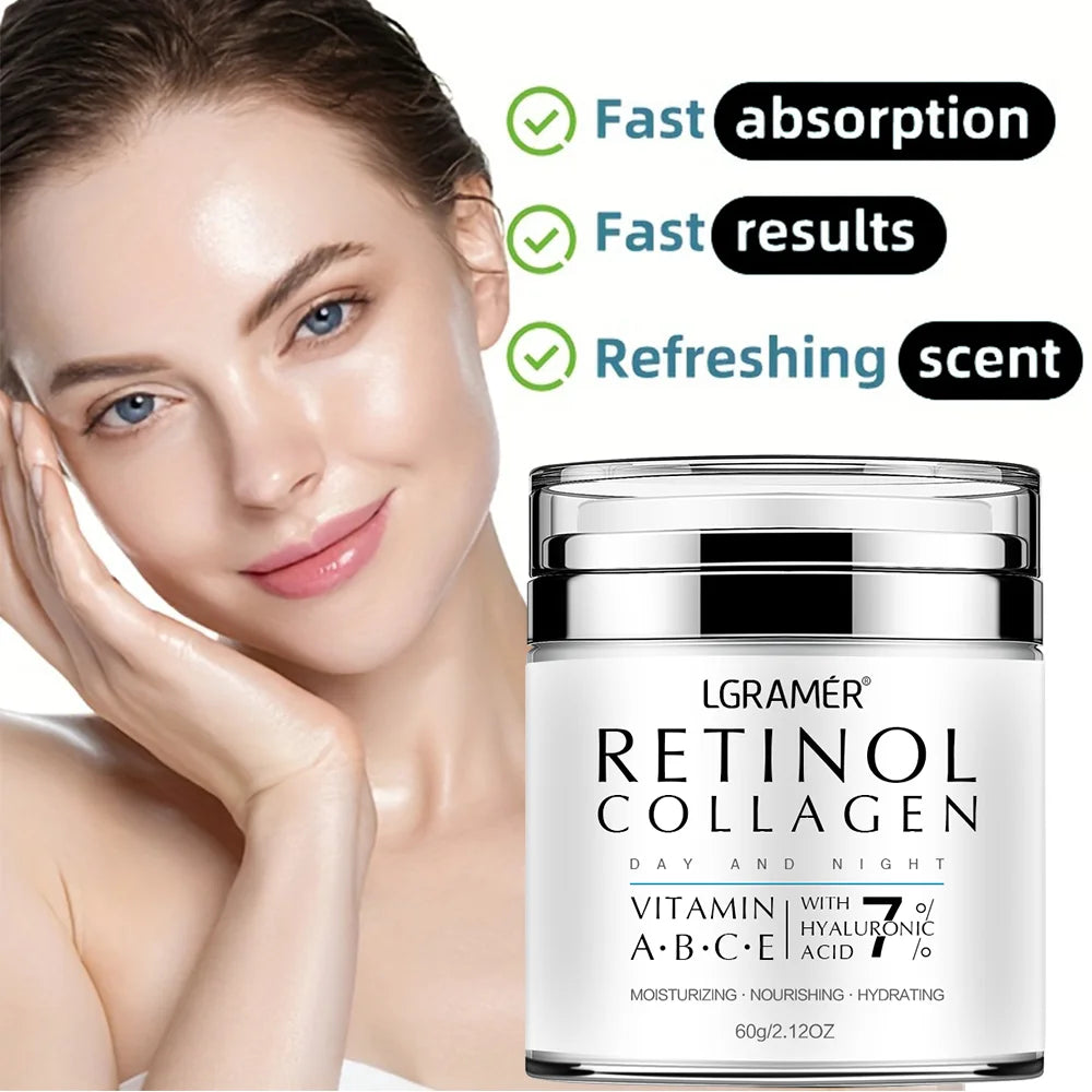 REAROYA Retinol Anti-Aging Face Cream – Collagen & Hyaluronic 60ml Anti-Aging Face Cream Oasis Select