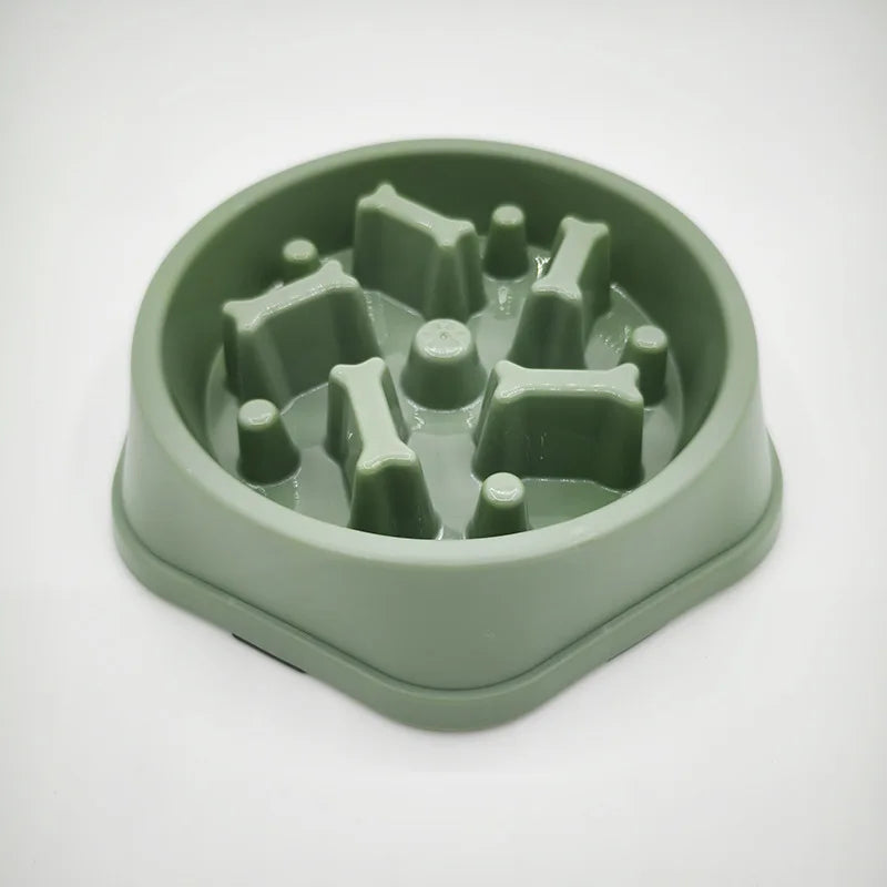 Anti-Slip Anti-Choking Slow Feeder Bowl for Large Dogs - Anti-Tip Pet Food Bowl for Golden Retriever Oasis Select Green