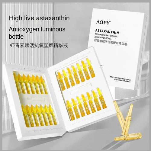 28 Pieces Astaxanthin face Essence Set Hydrating Ampoule Essence Base Solution Second Throwing Essence Solution Kit Oasis Select Default Title
