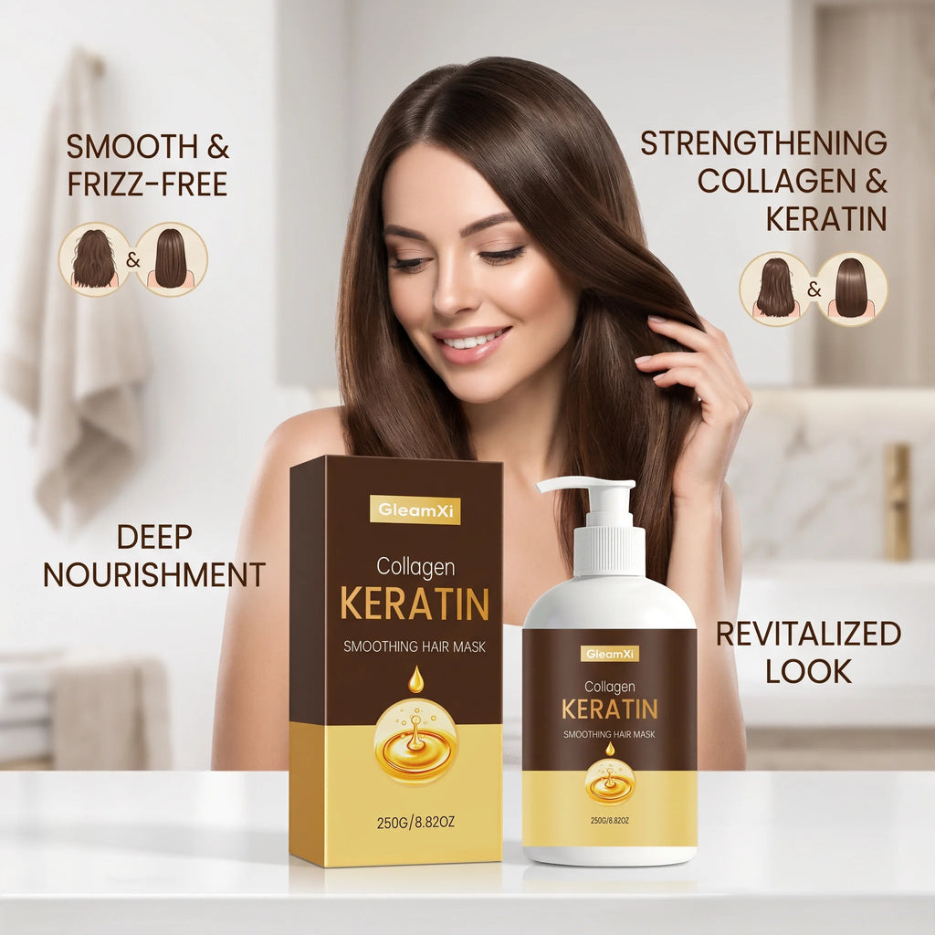 Collagen Keratin Hair Mask Conditioning Smoothing Repair Dry Damaged Hair,Frizz Control & Repairing Hydration Hair Mask Oasis Select