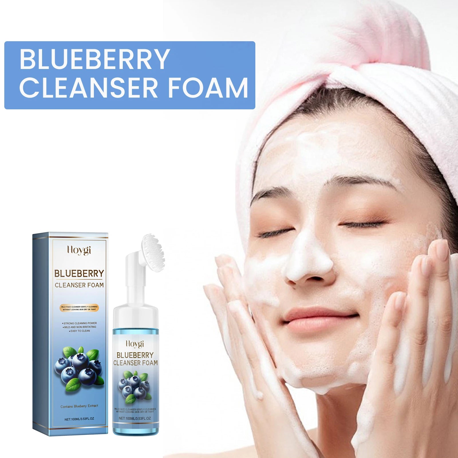 Hoygi Blueberry Deep Cleansing Facial Cleanser – Fades Acne Marks