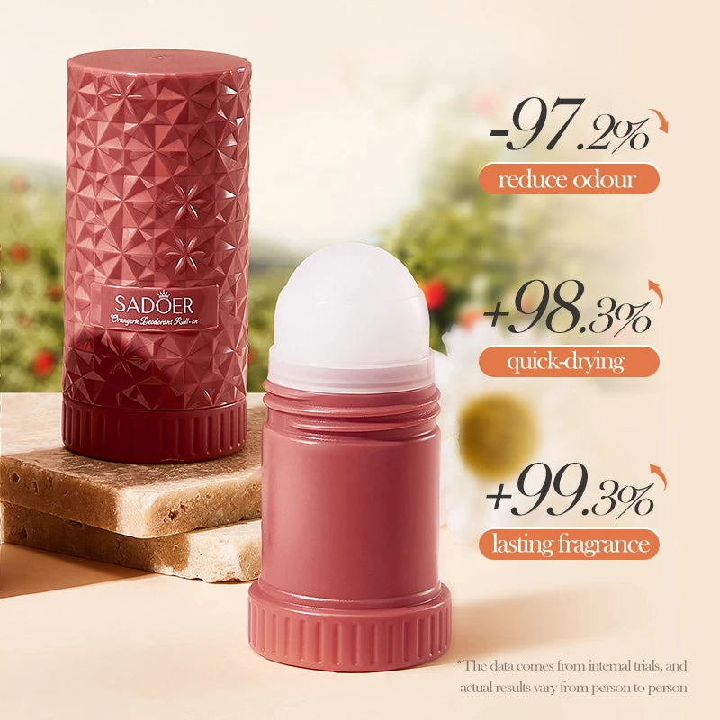 SADOER Roll-On Bead Deodorant Cream – Anti-Odor & Moisturising Roll-On Deodorant Cream Oasis Select