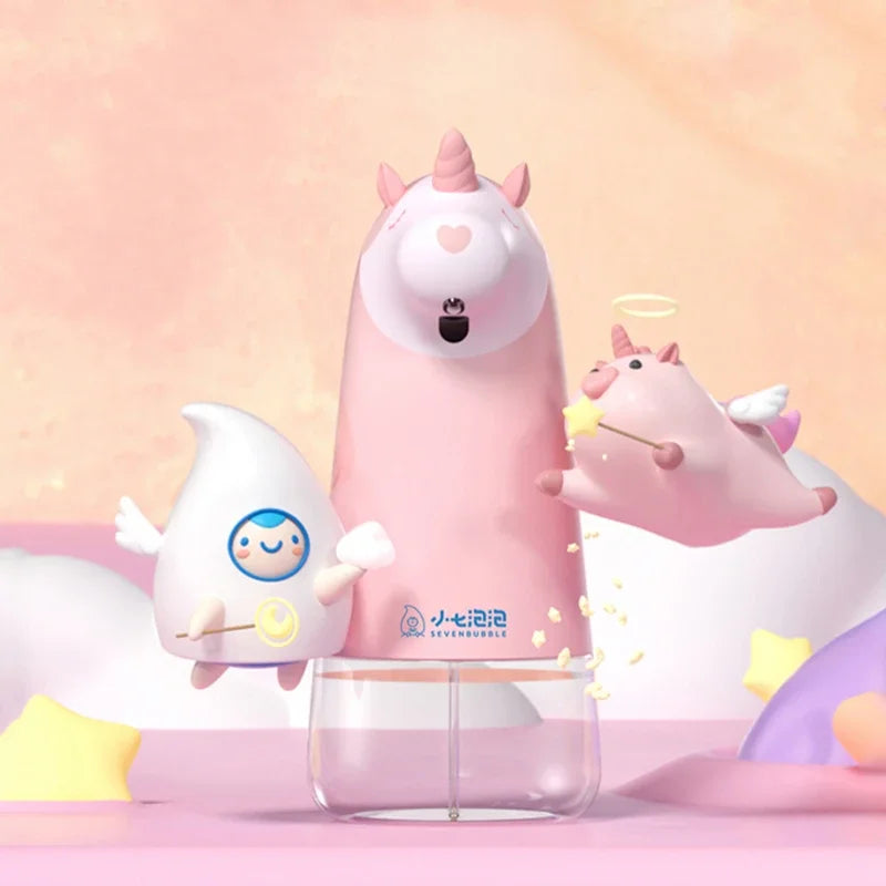 Automatic foam soap dispenser cartoon smart sensor shampoo and bathroom wash hand sanitary soap pump dispenser kid's gift Oasis Select