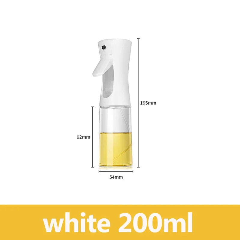 200/300/500ML Oil Spray Bottle Fitness Barbecue Spray Oil Dispenser Kitchen Oil Spray Bottle Cooking Olive Oil Sprayer Oasis Select 200ml white