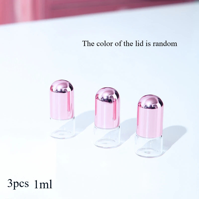 3pcs 1ml 2ml 3ml Mini Roller Ball Perfume Bottle - Portable and Refillable, Suitable for Travel and Essential Oils Oasis Select