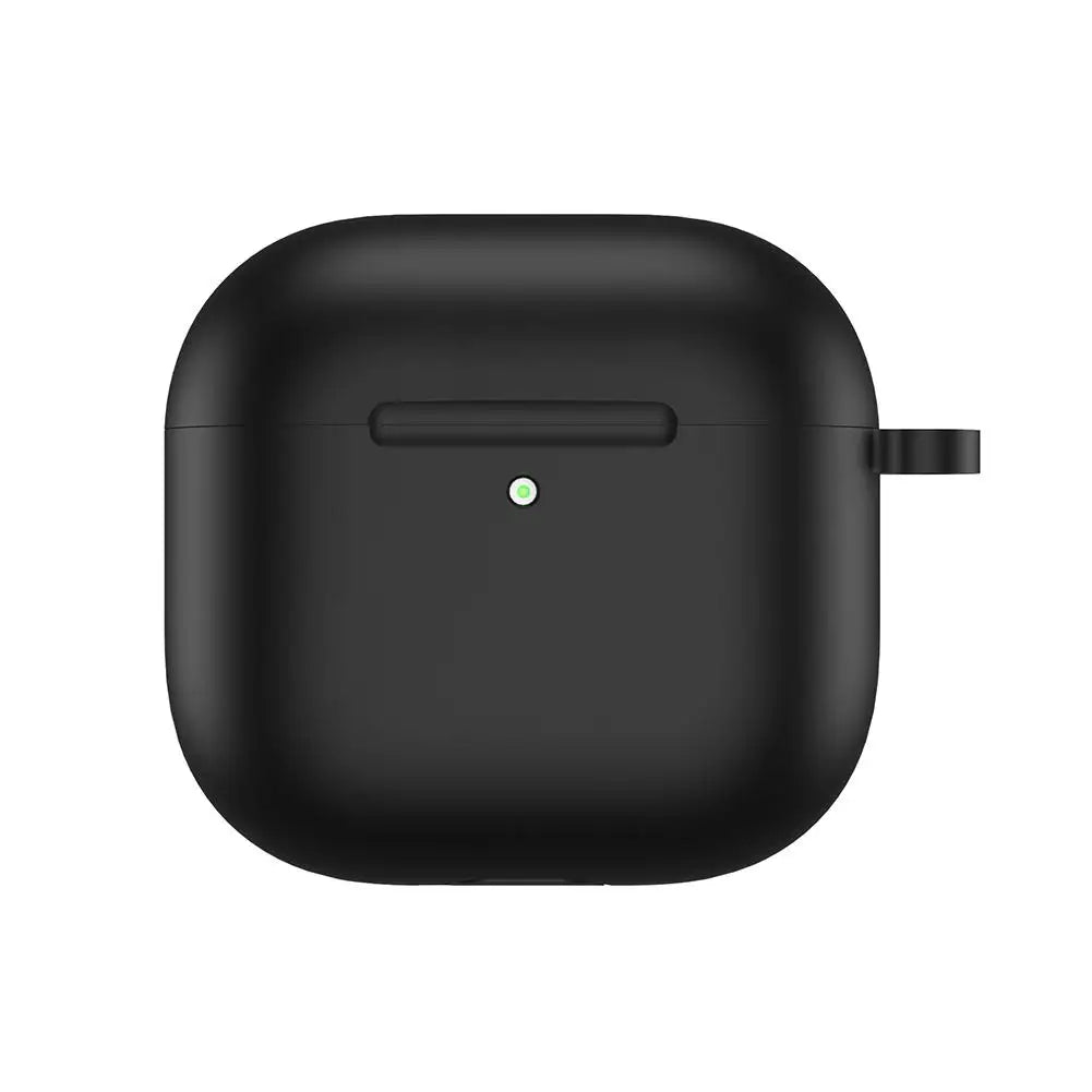 Silicone Case for AirPods 4 – Soft Protective Cover + Clip