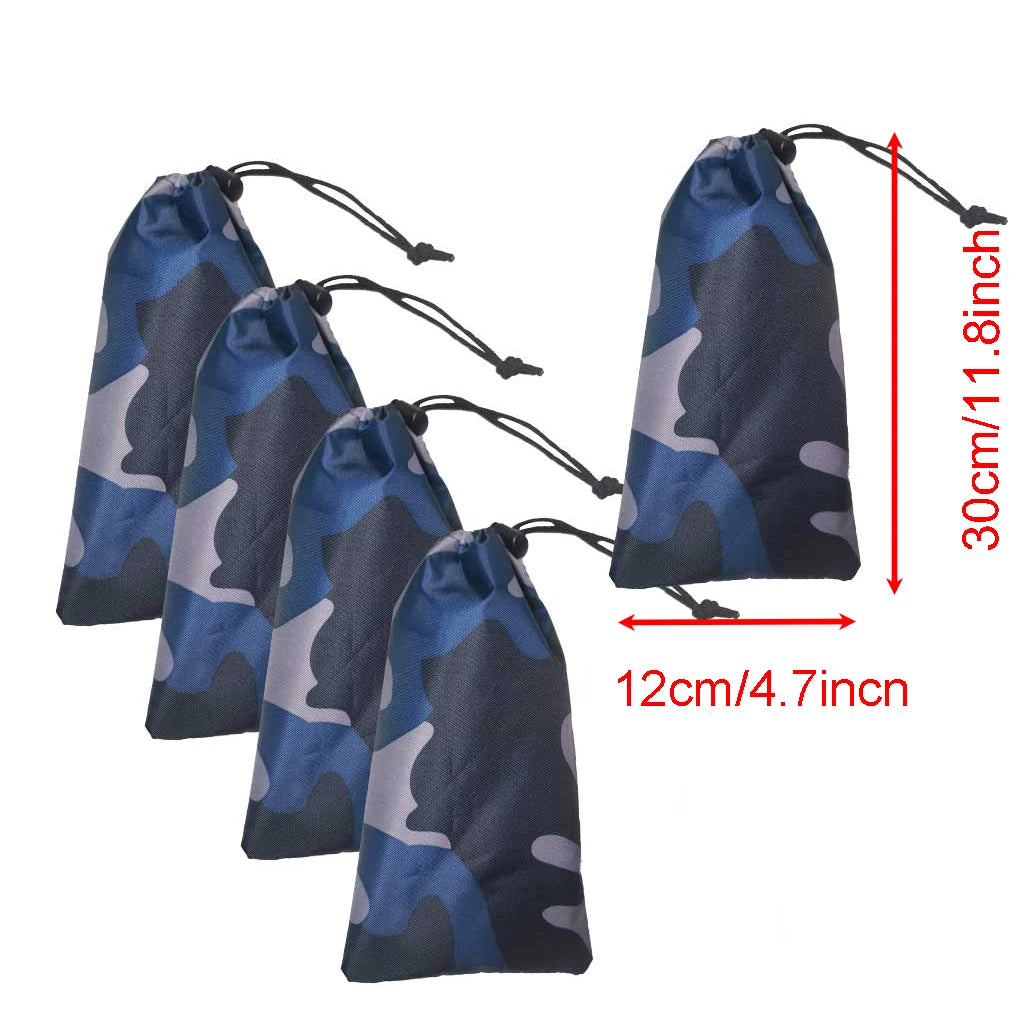 Camping Tent Nail Storage Pouch Cover Case Travelling Supplies Tent Pegs Hammer Wind Rope Organizer Bag Oasis Select 5Camo 12X30