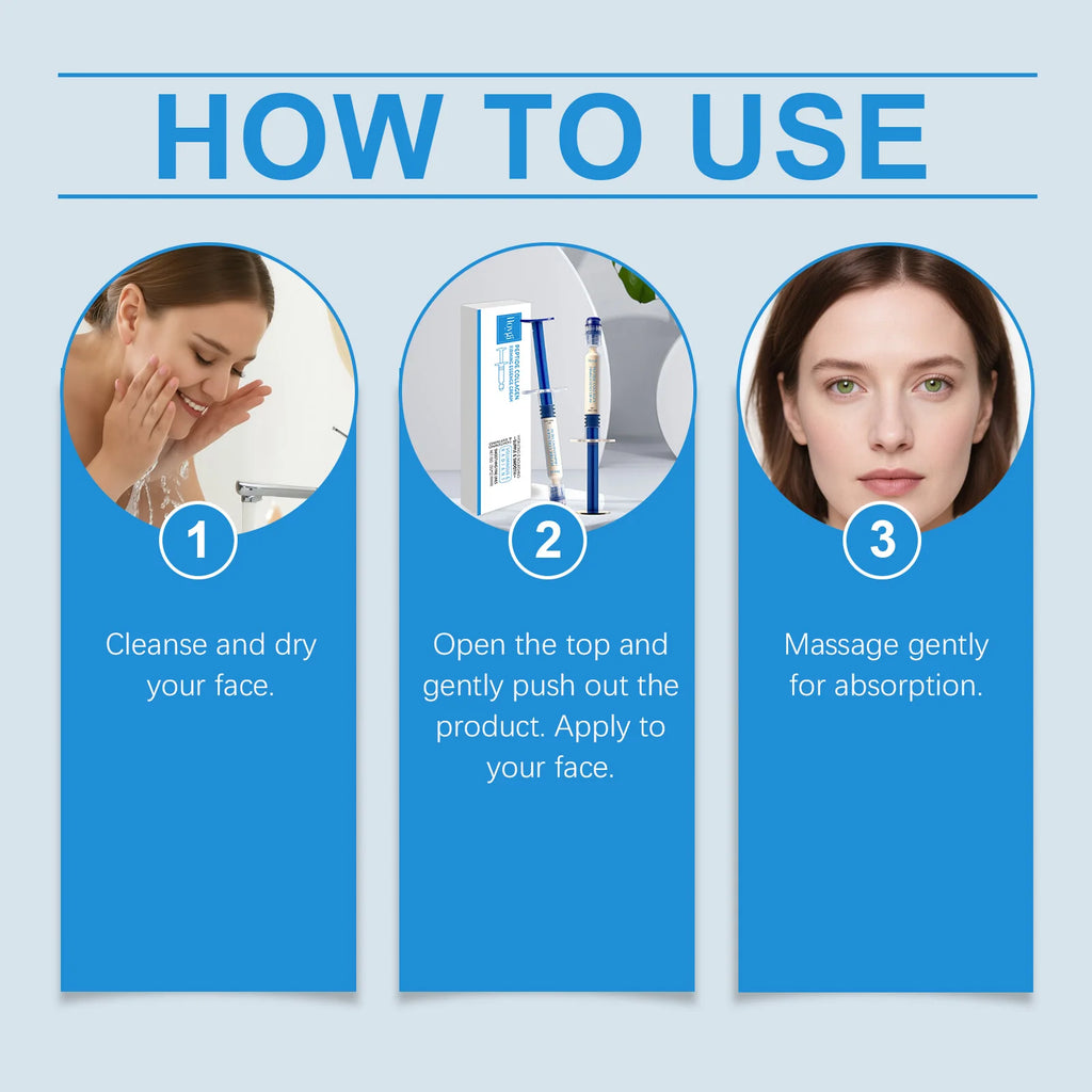 Hoygi Collagen Facial Serum Cream – Lightweight Hydrating Moisturizer Collagen Face Serum Oasis Select