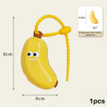 Banana Toothbrush Head Protective Cover With Toothpaste Compartment Toothbrush Dust Clamp Portable Travel Style Storage Box Oasis Select Yellow
