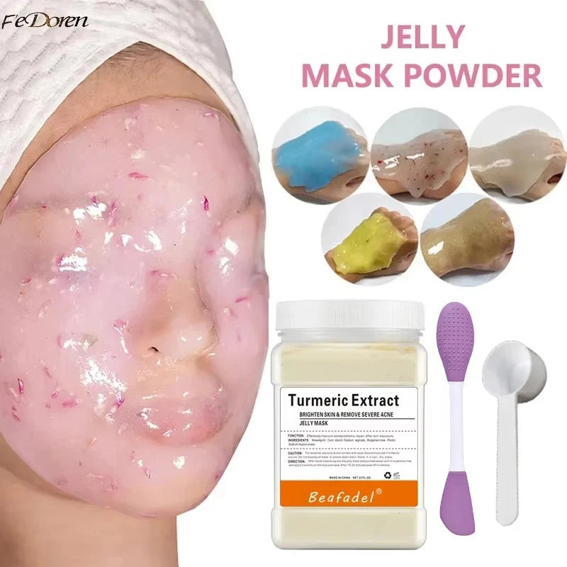 650g Hydro Soft Jelly Mask Powder DIY jelly Masks Peel Off Hyaluronic Acid Facial Skin Care Rose Mask For Face Oasis Select