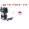SLADE PVC Pipe Threader Kit – Electric Drill Double Head HSS Pipe Threader Kit Oasis Select 2pcs