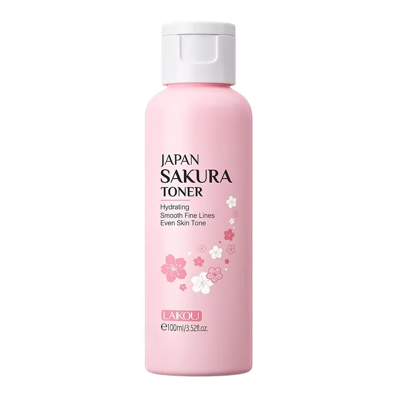 LAIKOU Japan Sakura Toner with Niacinamide Hyaluronic Acid Vitamin C 100ml - Moisturizing Refreshing Gentle Oasis Select 100ml