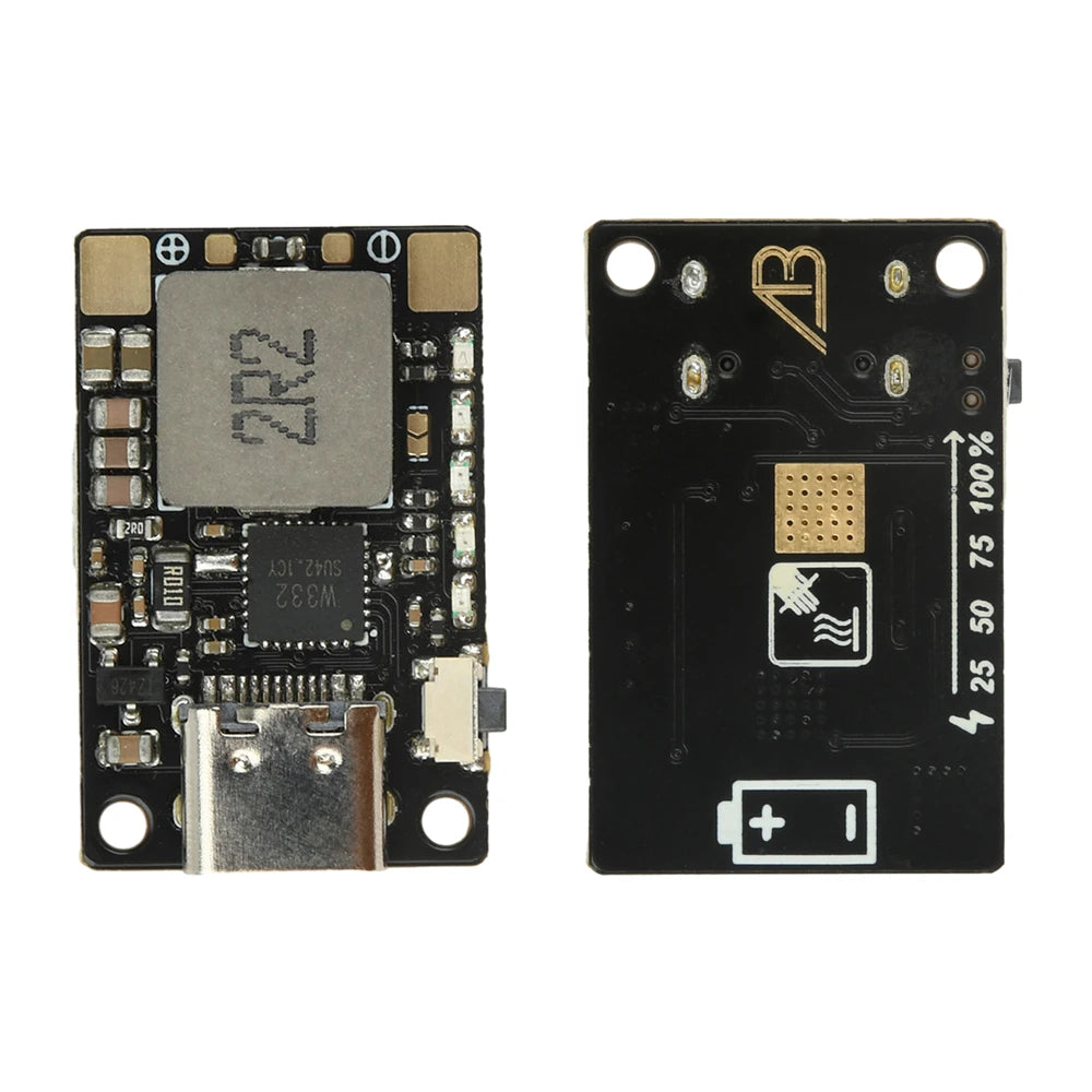3.7V Lithium Battery Charge Discharge Module 18W Fast Charging with LED Display Type C Interface for Drone Power Bank Protection Oasis Select Default Title