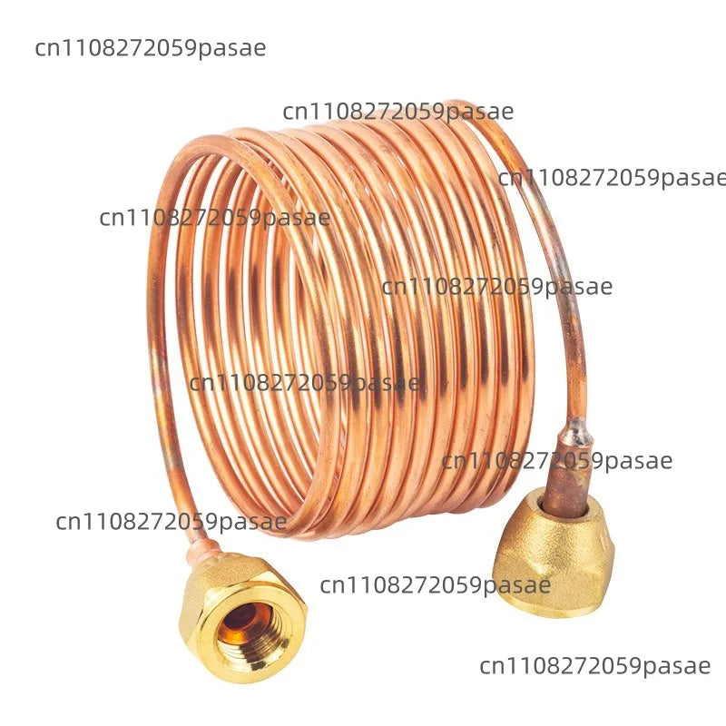 Copper Refrigerator Capillary Assembly with Nut | Refrigeration Pipeline