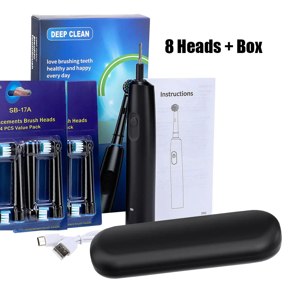 AFDEAL Electric Toothbrush 5 Modes IP67 Rechargeable 4 Heads