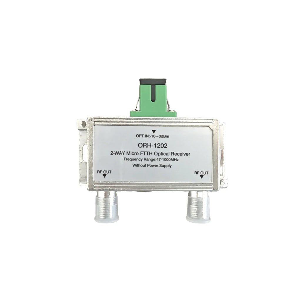 FTTH Optical Receiver Cable TV User Optical-to-Electrical Converter Home Network Mini Optical Connector Dual-Fiber CATV Dedicate Oasis Select