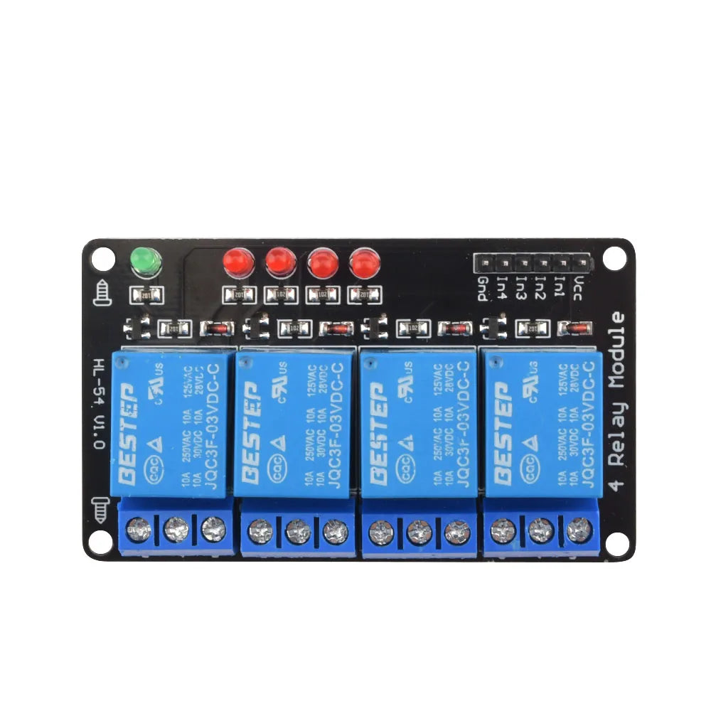 3V 1 2 4 Channel Relay Module Board Low-Level Trigger With Light Relay Output 1 2 4 Way Relay Module for Arduino Raspberry Oasis Select