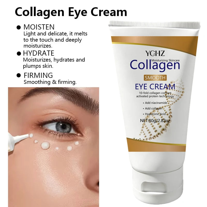 YCHZ Collagen & Hyaluronic Acid Eye Cream – Firms & Hydrates