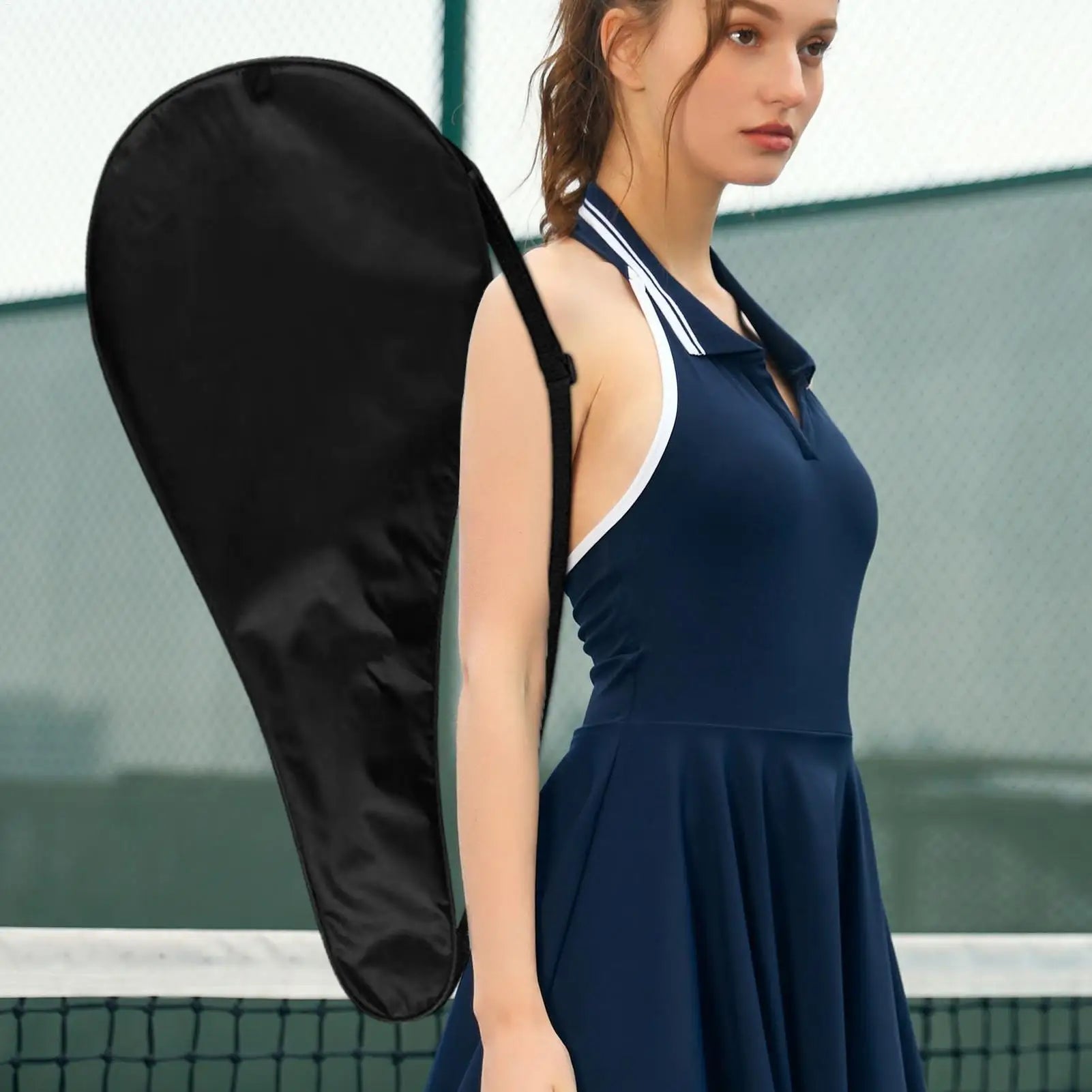 Tennis Racket Bag Storage Bag Badminton Racket Badminton Racquet Shoulder Organizer Tennis Training Equipment Carrying Pouch for Oasis Select