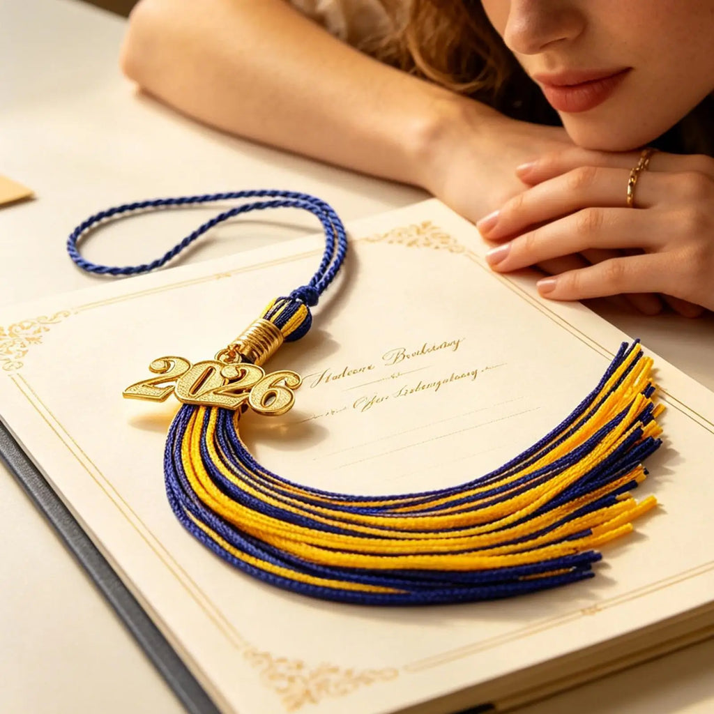 2026 Tassel Graduation Soft Decorative Memorial Party Supplies Grad Hat Tassel for High School for Graduate Students Teens Oasis Select