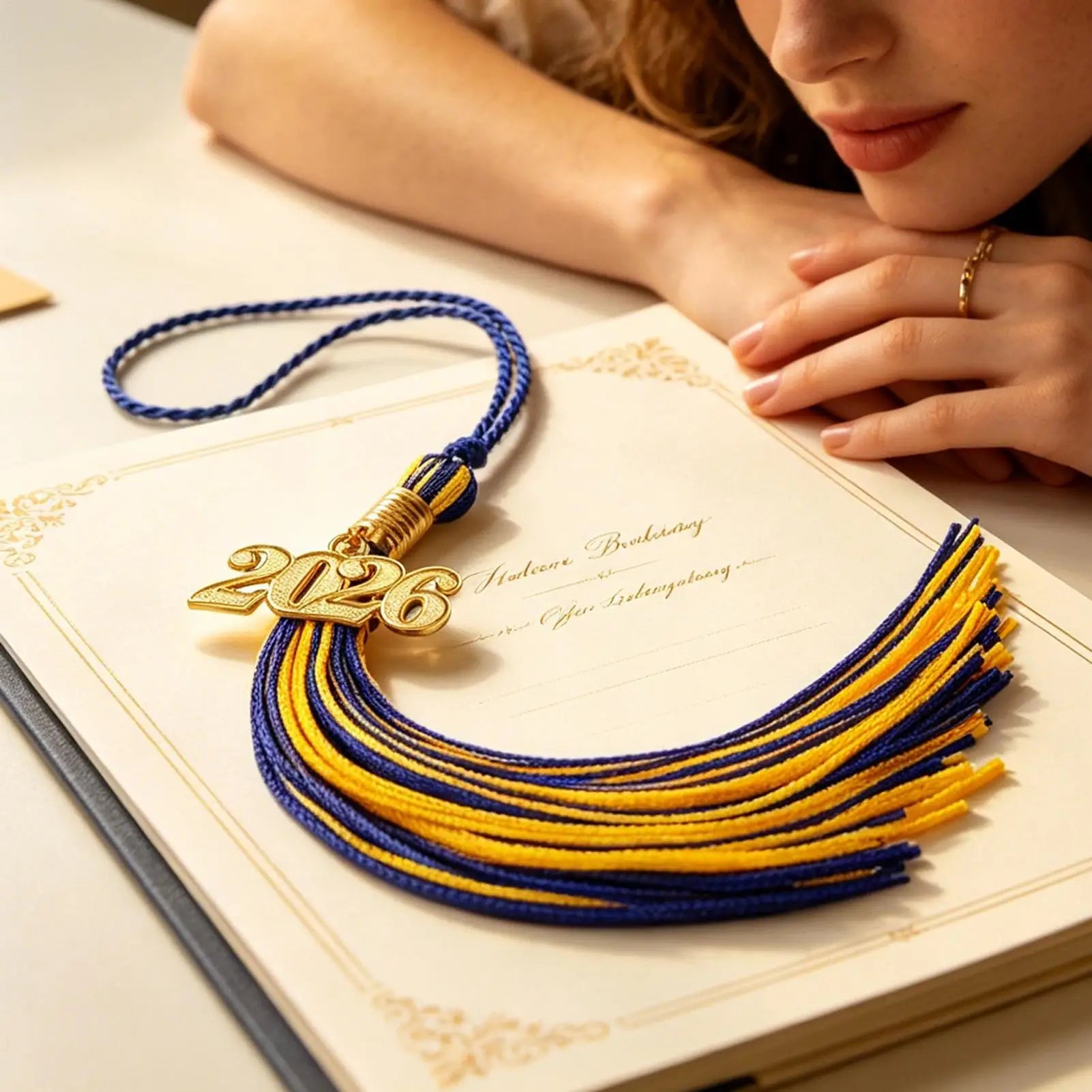 2026 Tassel Graduation Soft Decorative Memorial Party Supplies Grad Hat Tassel for High School for Graduate Students Teens Oasis Select