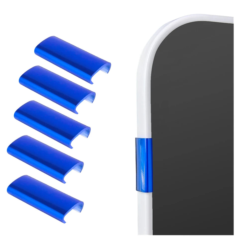 Pickleball Paddle Edge Protector Clips 5pcs for 16mm Paddle Thickness Improve Paddle Balance and Shock Absorption Oasis Select
