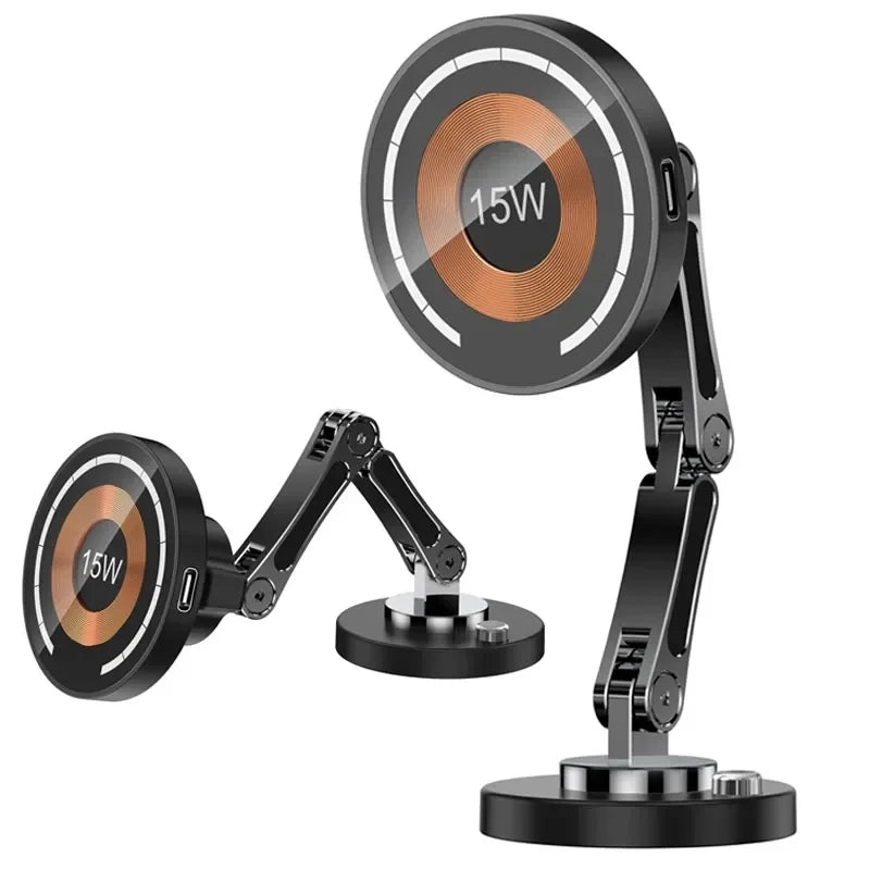 Magnetic Wireless Car Charger Phone Fast Car Charing Air Vent Mount Station For Iphone 15 14 13 12 Pro Max Magnet Phone Holder Oasis Select