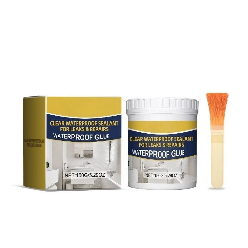 Transparent Sealing Coating Waterproof Coating Sealant Agent Invisible Strong Insulating Sealant Clear Sealant Repair Tool Kit Oasis Select 150g 1 SET