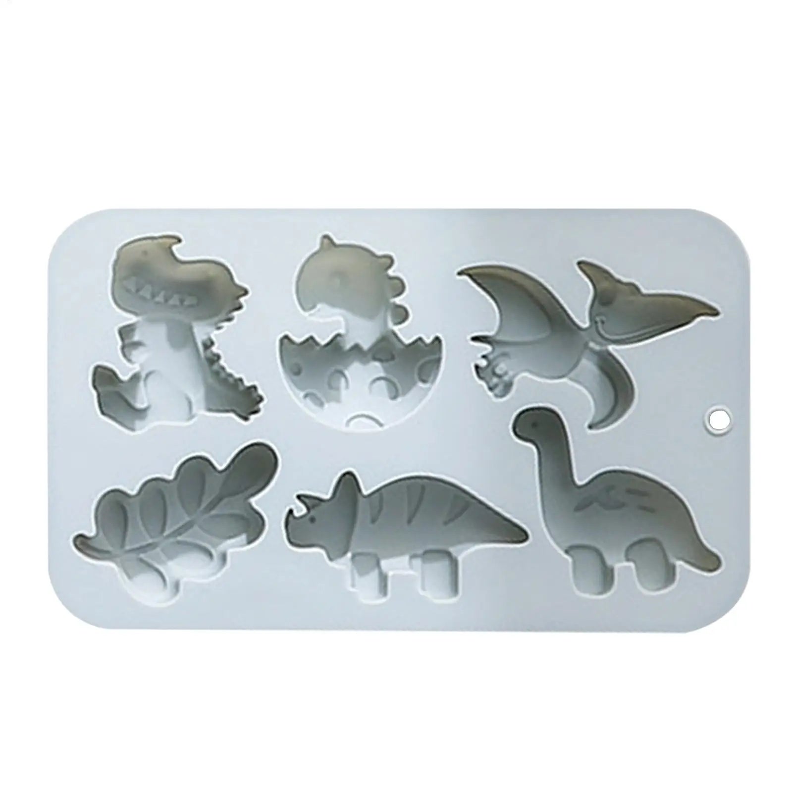 Dinosaur Jello Mold 6 Cavity Silicone Molds For DIY Cute Different Dinosaur Shapes Silicone Kawaii Animal Dino Mold For Kids Oasis Select